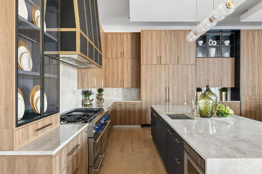 Furnished interior view inside a new home in , Southlake (Image 12).