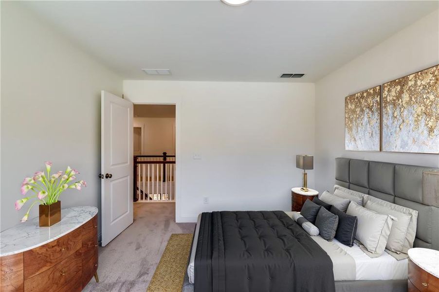 Furnished interior view inside a new home in , Dallas (Image 3).