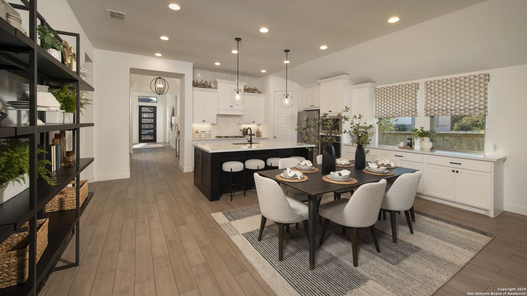 Furnished interior view inside a new home in Stillwater Ranch 50', San Antonio (Image 15).