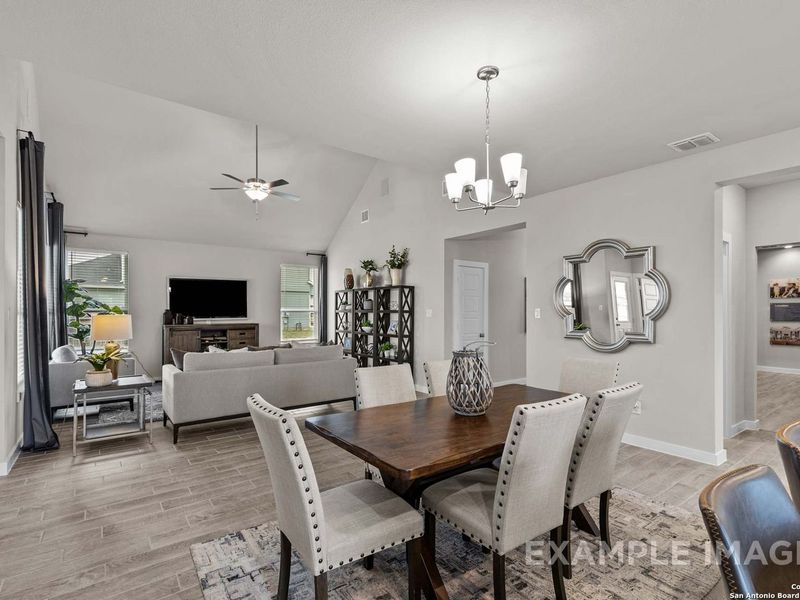 Furnished interior view inside a new home in Hannah Heights, Seguin (Image 27).