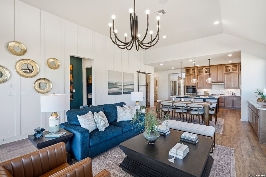 Furnished interior view inside a new home in Stillwater Ranch, San Antonio (Image 13).