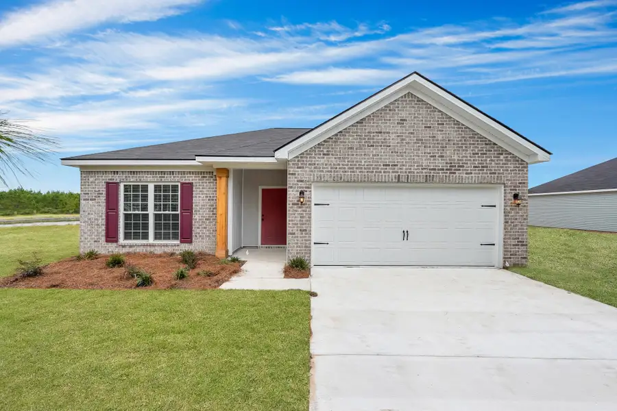 Representative exterior photo of a completed home built from the The Norman by RTS Homes in The Pointe at Villages on Marne, Hinesville, GA (Image 30).