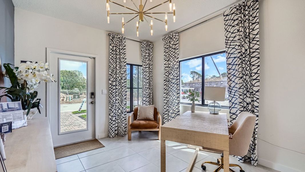 Furnished interior view inside a new home in Ashwood Cove, Lake Worth (Image 6).