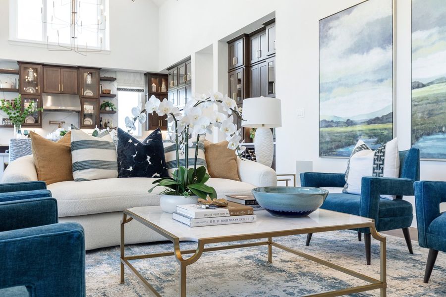 Representative Family Room - some options shown