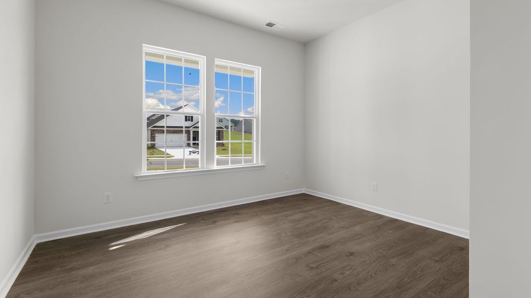 Spacious, unfurnished interior of a new home in The Villas at Kinsley, Jamestown (Image 19). Spacious, unfurnished interior of a new home in The Villas at Kinsley, Jamestown (Image 19).