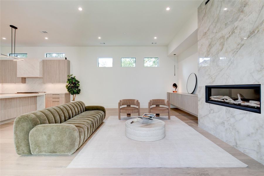 Furnished interior view inside a new home in , Houston (Image 14).