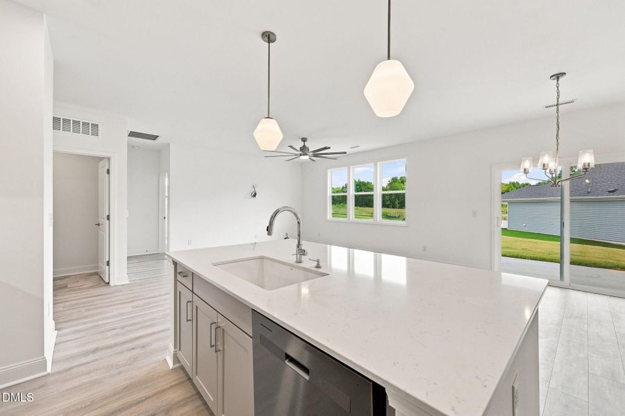 Furnished interior view inside a new home in The Cottages at 78 North, Sanford (Image 12).