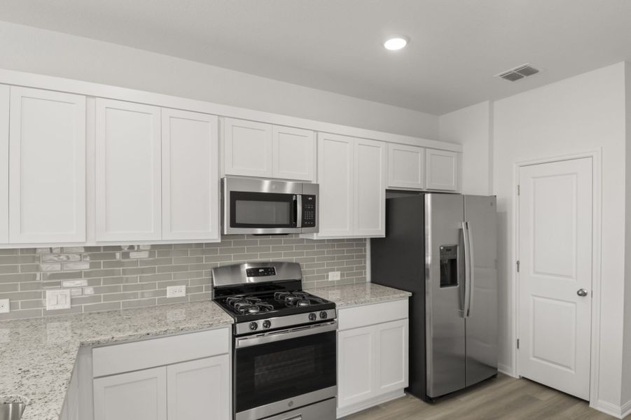 Furnished interior view inside a new home in Trace, San Marcos (Image 6). Furnished interior view inside a new home in Trace, San Marcos (Image 6).