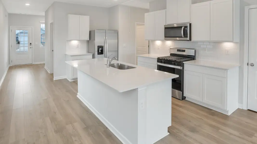 Representative furnished interior of a home built from the BOWEN by D.R. Horton in Nexus South, Gallatin (Image 11).