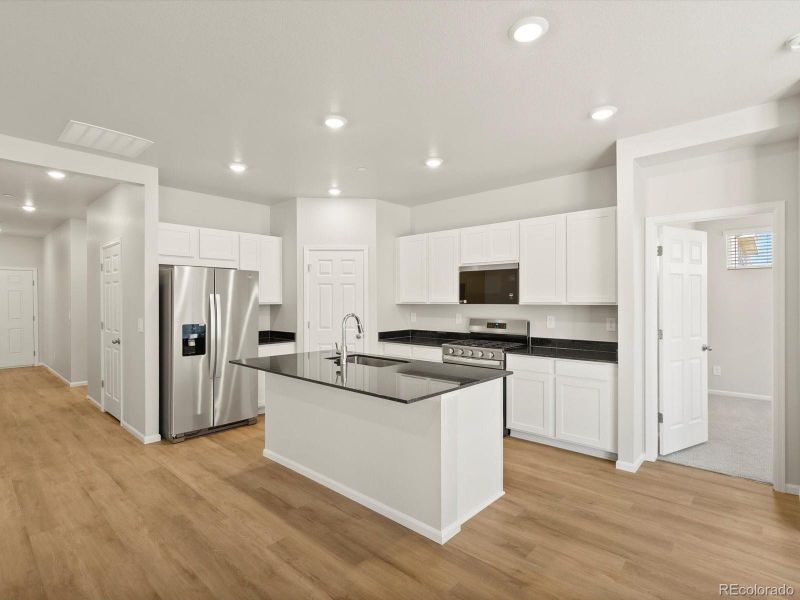 Furnished interior view inside a new home in , Commerce City (Image 10). Furnished interior view inside a new home in , Commerce City (Image 10).
