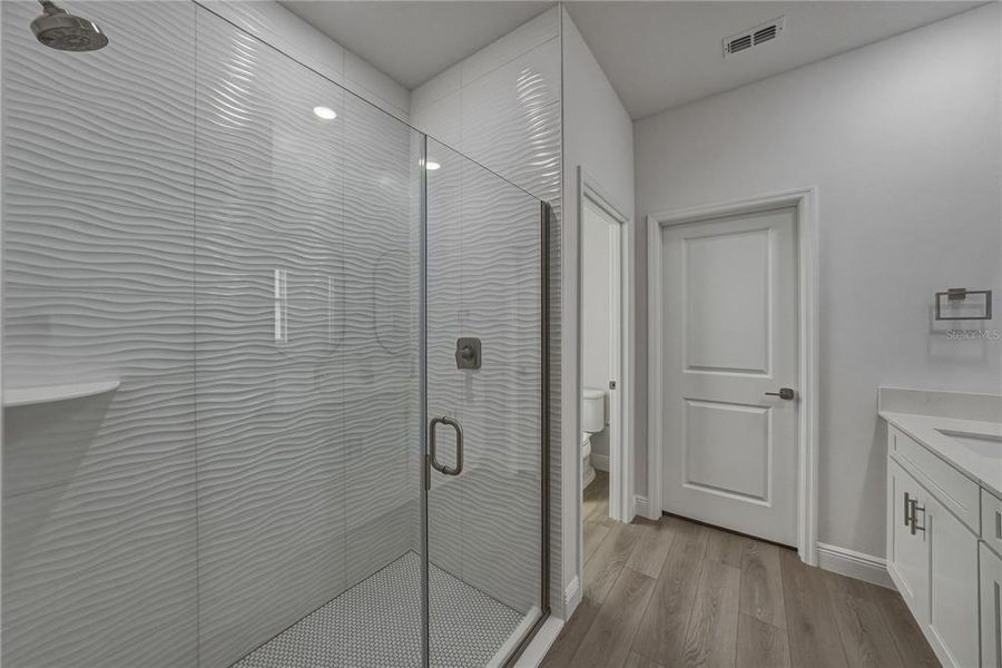 Furnished interior view inside a new home in , San Antonio (Image 33).