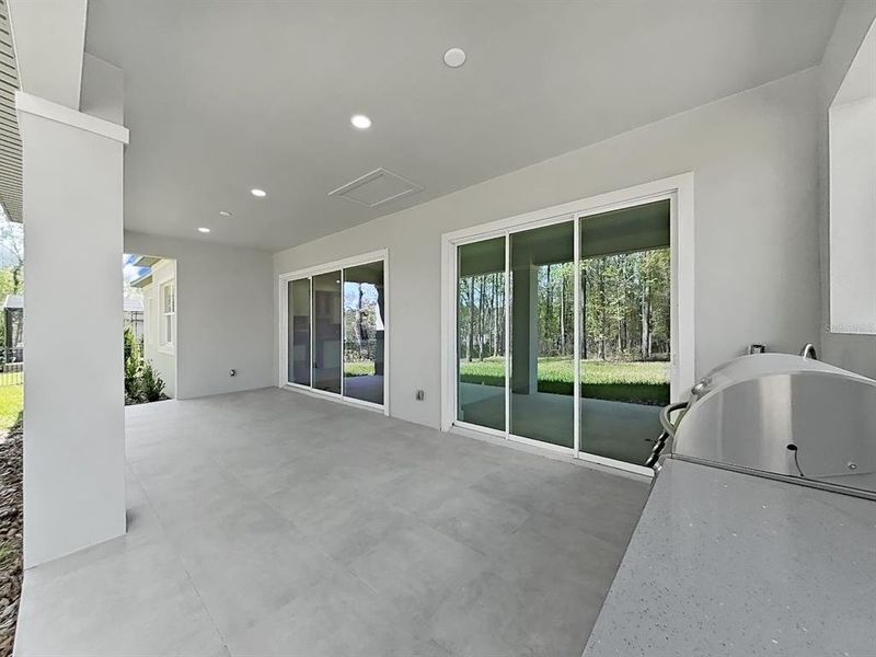 Exterior details and patio area of a home in Southern Hills Plantation, Brooksville (Image 26).