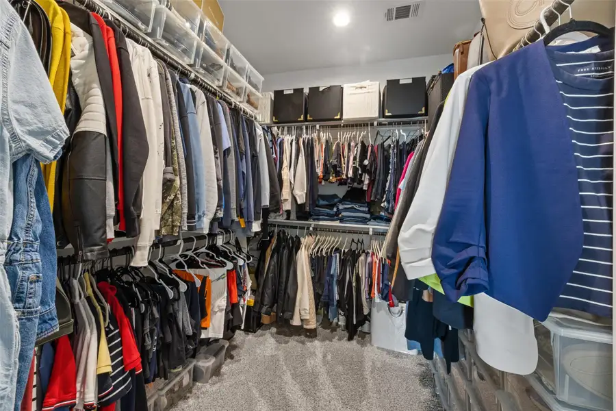 Great Space at Primary Closet