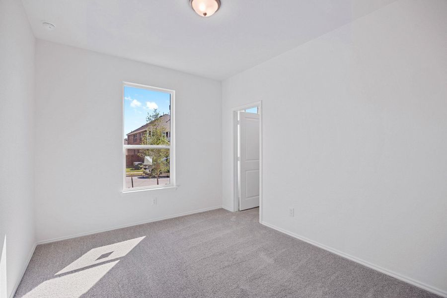 Spacious, unfurnished interior of a new home in Salerno - Classic Collection, Round Rock (Image 19). Spacious, unfurnished interior of a new home in Salerno - Classic Collection, Round Rock (Image 19).