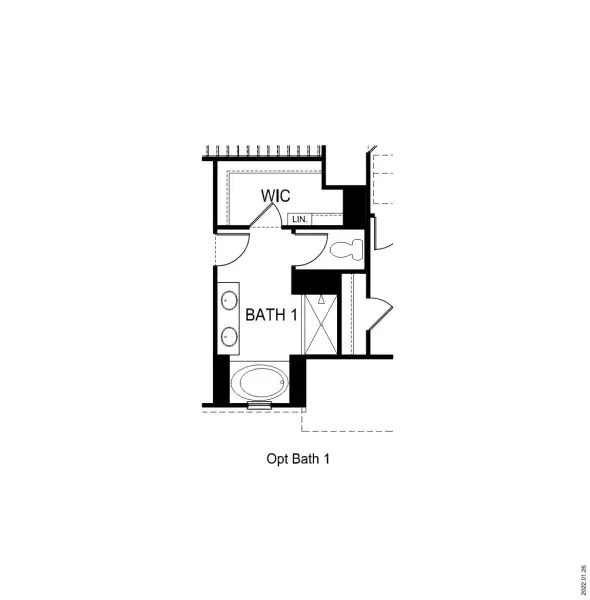 2D floor plan layout of this home in Spring Ridge, Anderson, SC (Image 7).