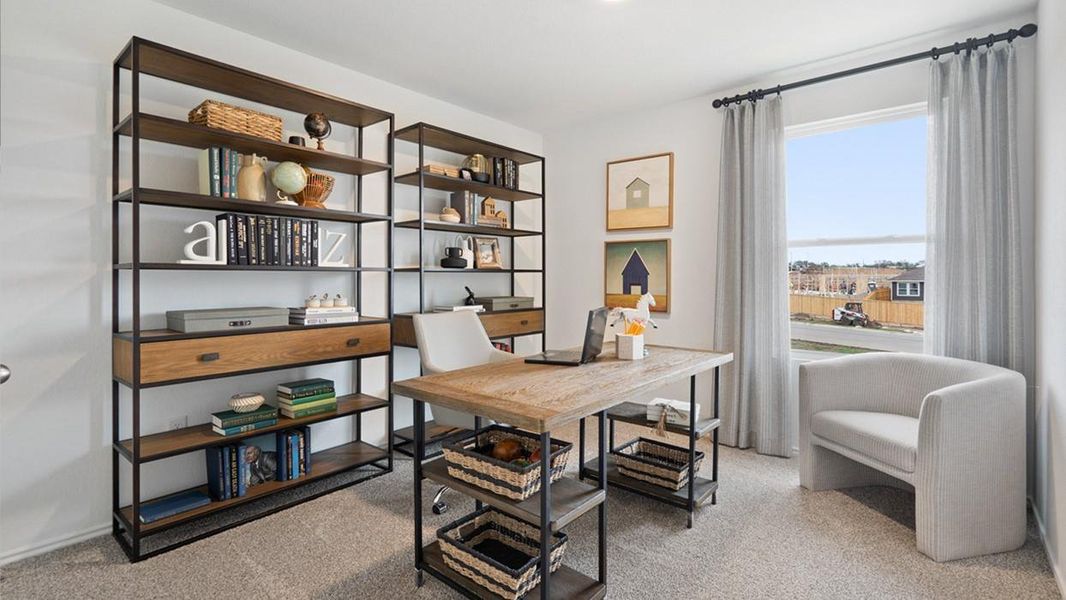 Furnished interior view inside a new home in Durango, Mustang Ridge (Image 17).