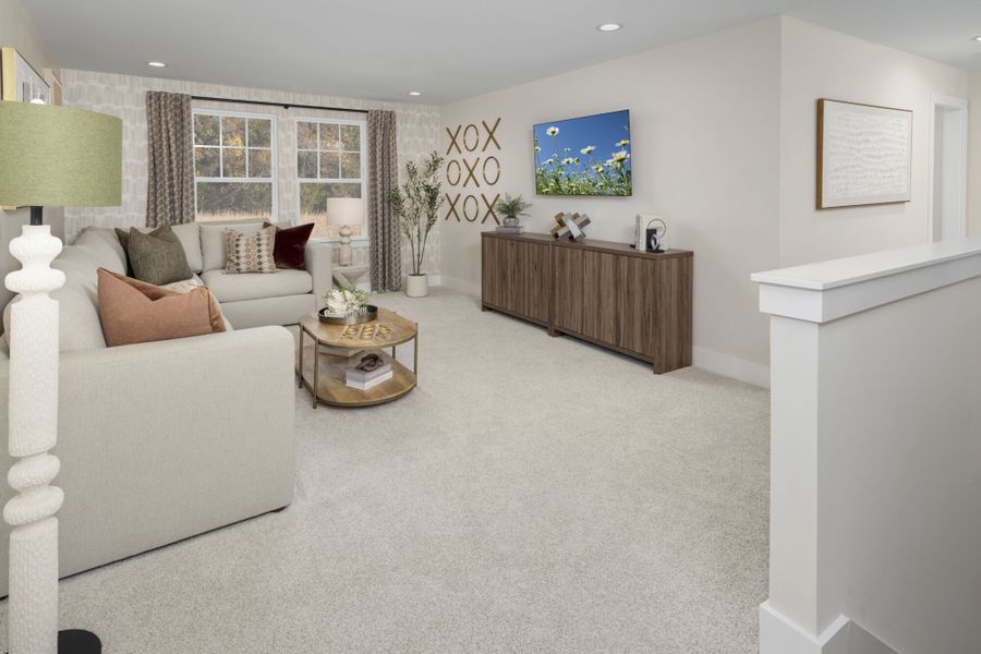 Representative furnished interior of a home built from the Sequoia by Mattamy Homes in McAlister Creek, Clayton (Image 8).