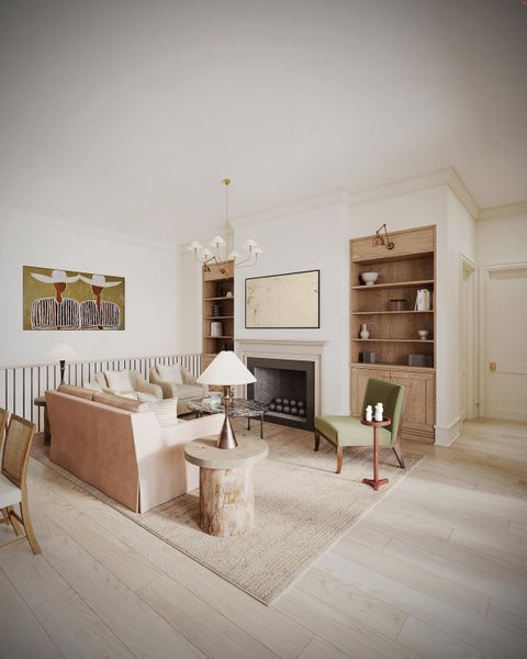 Furnished interior view inside a new home in , Charleston (Image 3). Furnished interior view inside a new home in , Charleston (Image 3).