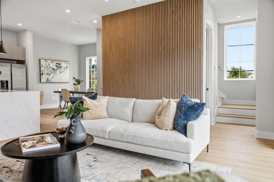 Furnished interior view inside a new home in , Houston (Image 16).
