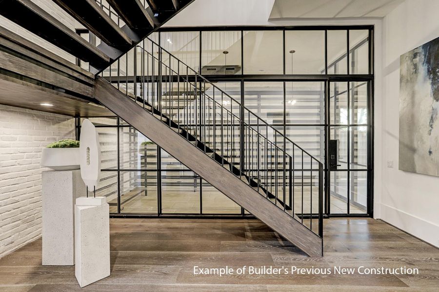 Furnished interior view inside a new home in , West University Place (Image 5).