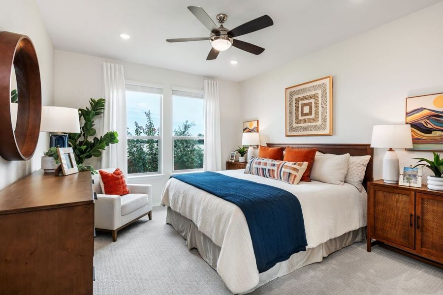 Representative furnished interior of a home built from the 1477 Modeled by KB Home in Overlook Ranch, Georgetown (Image 6). Representative furnished interior of a home built from the 1477 Modeled by KB Home in Overlook Ranch, Georgetown (Image 6).