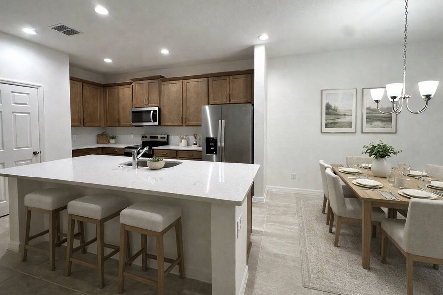 Spacious and Functional Kitchen in Central Florida Home