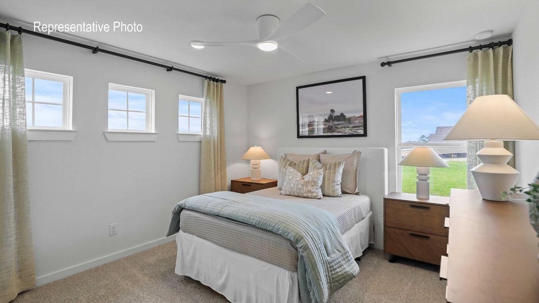 Furnished interior view inside a new home in Patriot Estates, Venus (Image 12).
