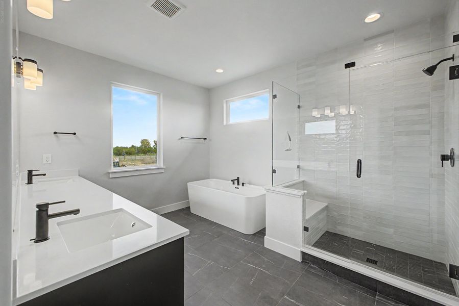 Furnished interior view inside a new home in West Grange, Longmont (Image 9). Furnished interior view inside a new home in West Grange, Longmont (Image 9).