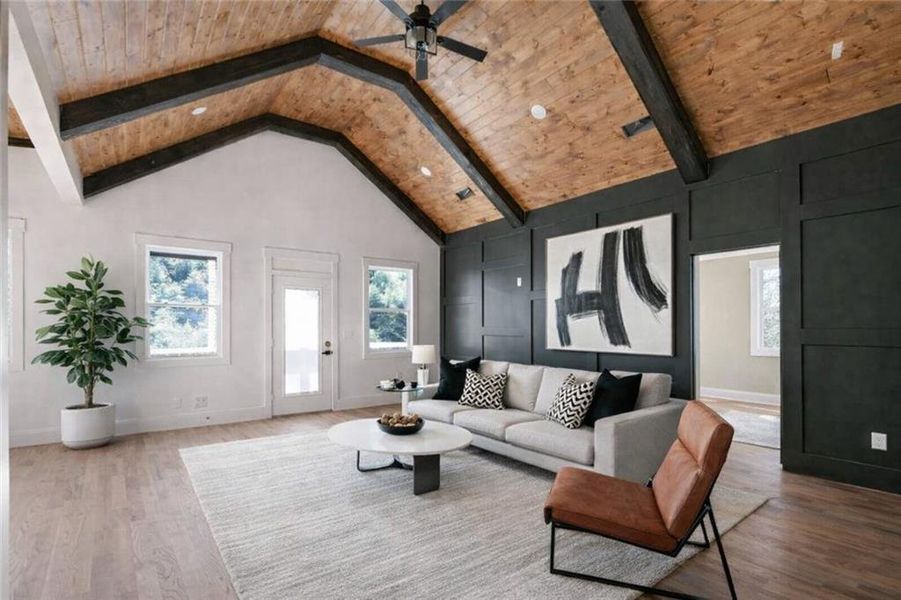 Furnished interior view inside a new home in , Helen (Image 5).