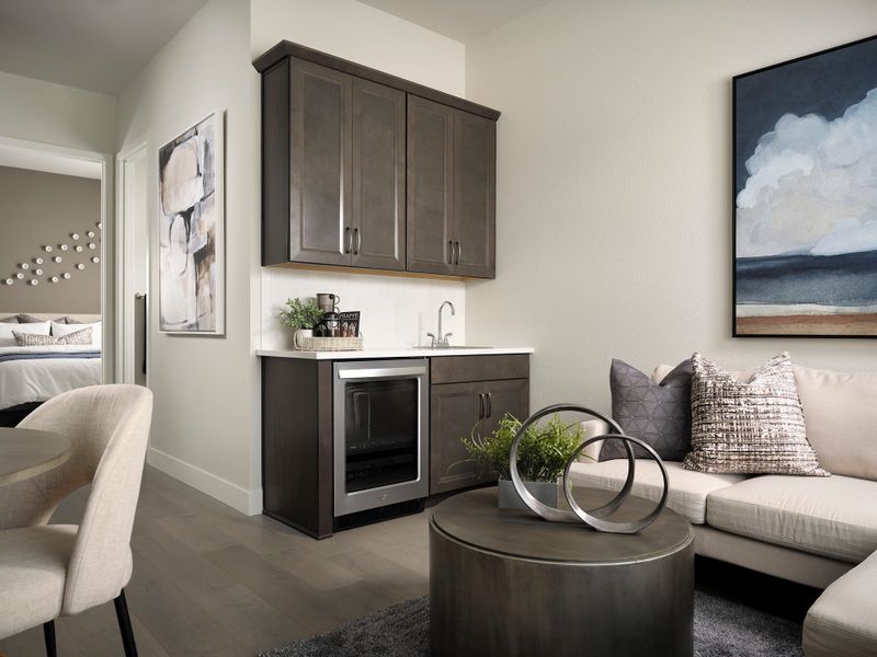 Representative furnished interior of a home built from the 5012 by Tri Pointe Homes in The Aurora Highlands, Aurora (Image 8).