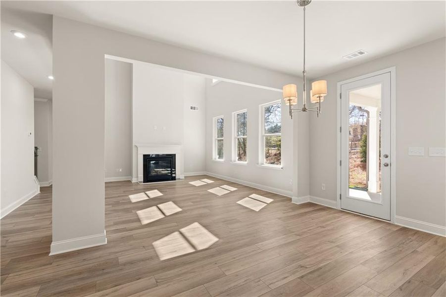 Spacious, unfurnished interior of a new home in Melody Lakeside Estates, Buford (Image 22). Spacious, unfurnished interior of a new home in Melody Lakeside Estates, Buford (Image 22).