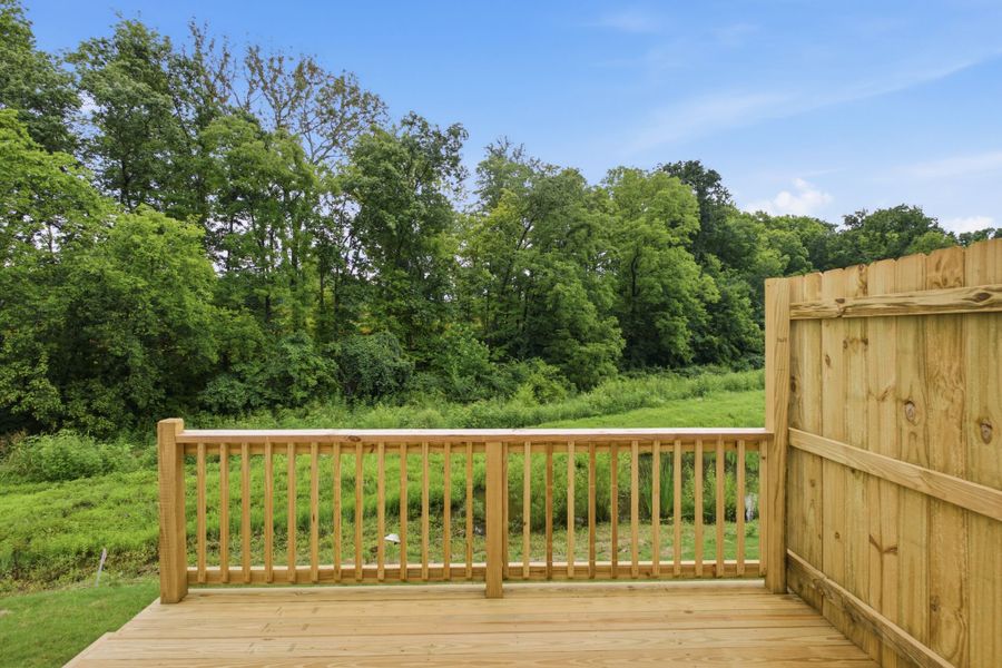 Exterior details and patio area of a home in Laurelwood Park, Gallatin (Image 3). Exterior details and patio area of a home in Laurelwood Park, Gallatin (Image 3).