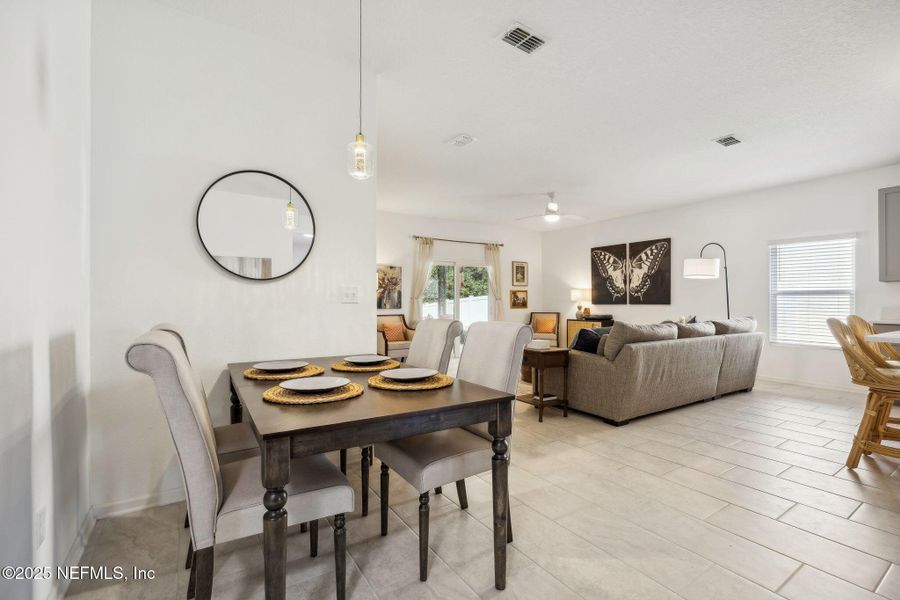 Furnished interior view inside a new home in Wilford Preserve, Orange Park (Image 27). Furnished interior view inside a new home in Wilford Preserve, Orange Park (Image 27).
