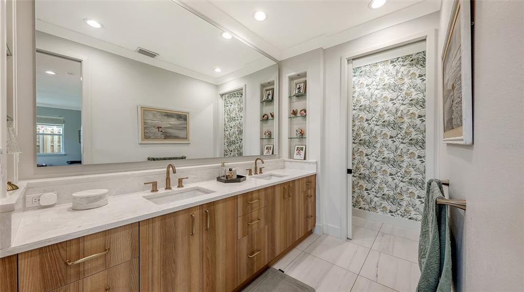 Furnished interior view inside a new home in , Sarasota (Image 36).