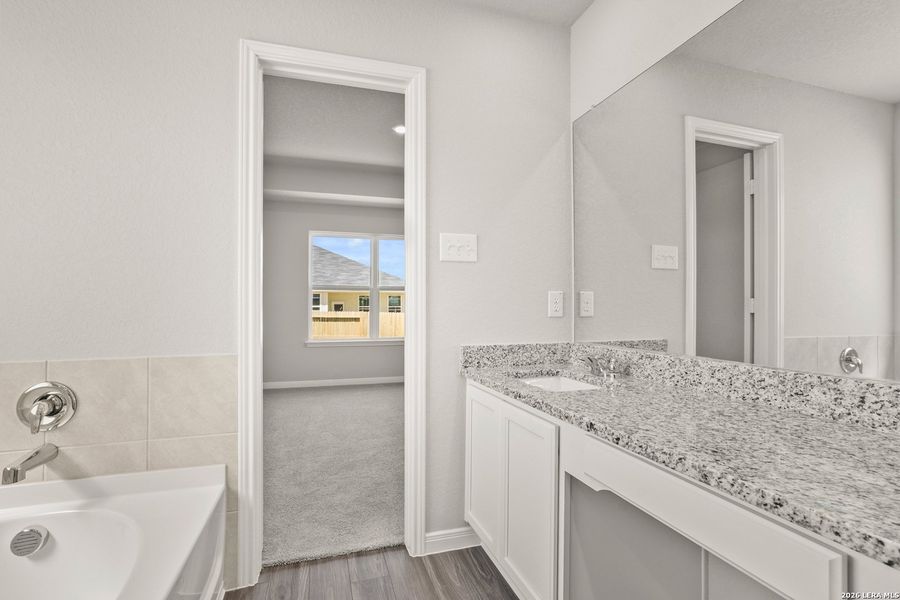 Furnished interior view inside a new home in Hickory Ridge, Elmendorf (Image 9).