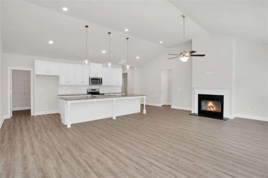 Furnished interior view inside a new home in Waters Edge, Mansfield (Image 11).