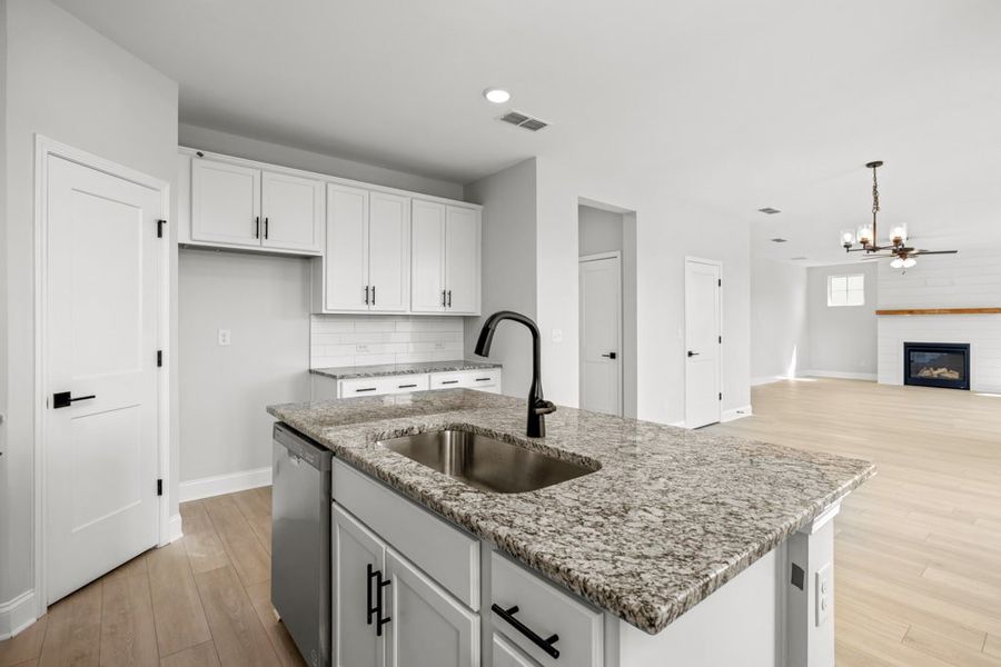 Representative furnished interior of a home built from the The Baldwin by UnionMain Homes in Austin Springs, Bethlehem (Image 7).