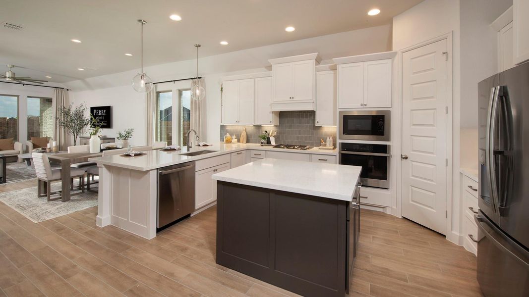 Furnished interior view inside a new home in Amira, Tomball (Image 6).