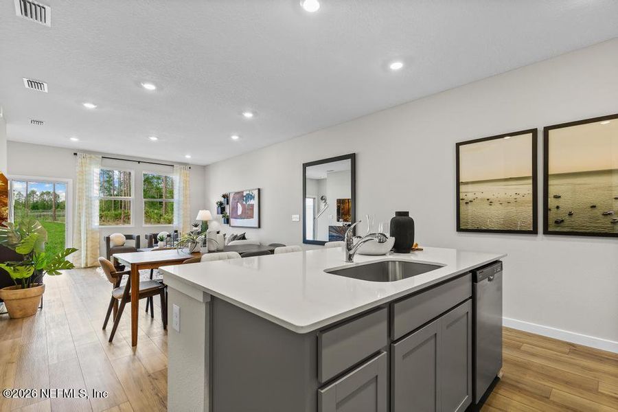 Furnished interior view inside a new home in , Jacksonville (Image 11). Furnished interior view inside a new home in , Jacksonville (Image 11).