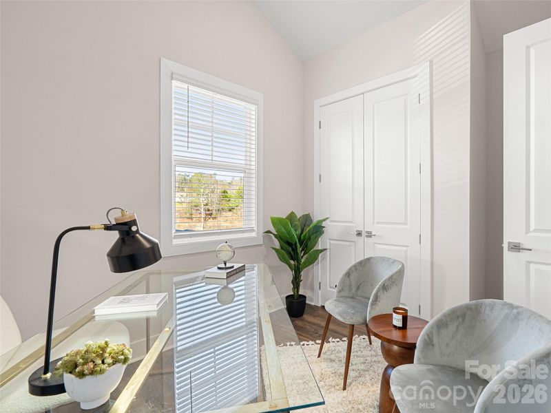 Furnished interior view inside a new home in , Weaverville (Image 31).