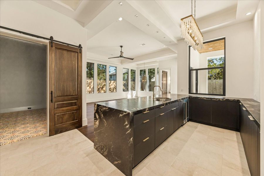Furnished interior view inside a new home in , Houston (Image 10).