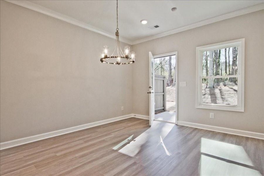 Spacious, unfurnished interior of a new home in River Walk Place, Lawrenceville (Image 18).