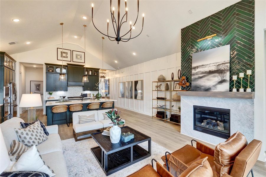 Model home photos of similar floorplans, not pictures of actual home.