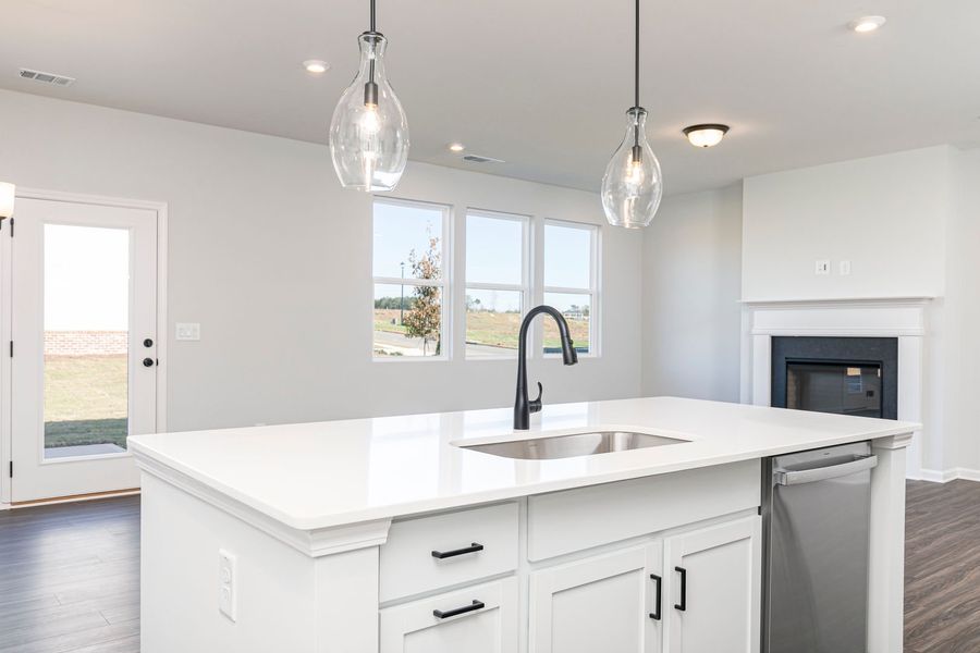 Kitchen and Family Room Kitchen and Family Room