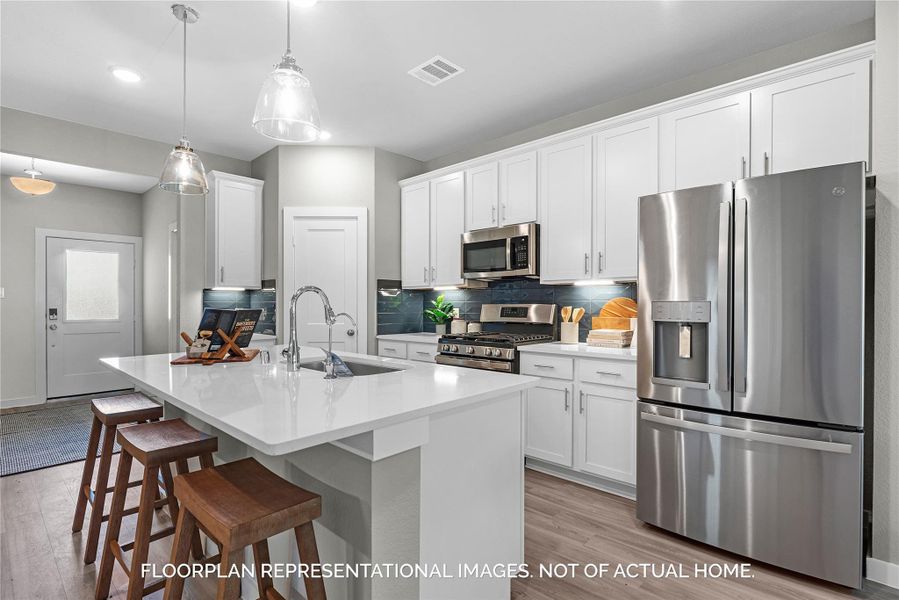 Furnished interior view inside a new home in Moran Ranch, Willis (Image 5). Furnished interior view inside a new home in Moran Ranch, Willis (Image 5).