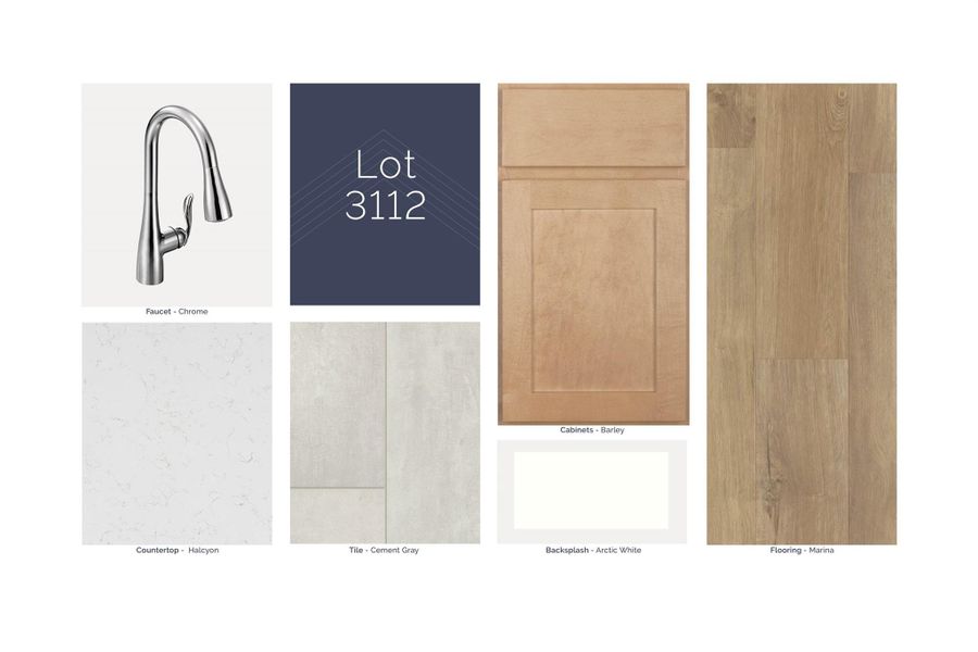 Sample of building materials used in homes in Ambrose, La Marque (Image 16).
