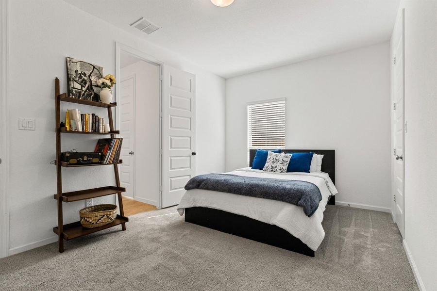 Furnished interior view inside a new home in Parkside On The River 45', Georgetown (Image 9).