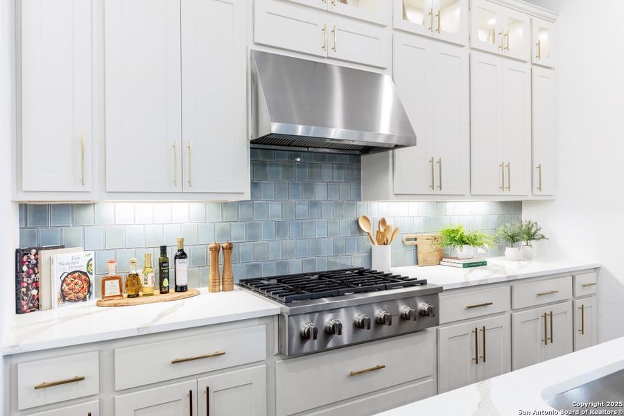 Furnished interior view inside a new home in Davis Ranch: 50ft. lots, San Antonio (Image 24).