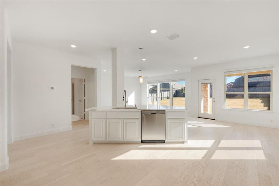 Furnished interior view inside a new home in Union Park Classic 55, Little Elm (Image 18).