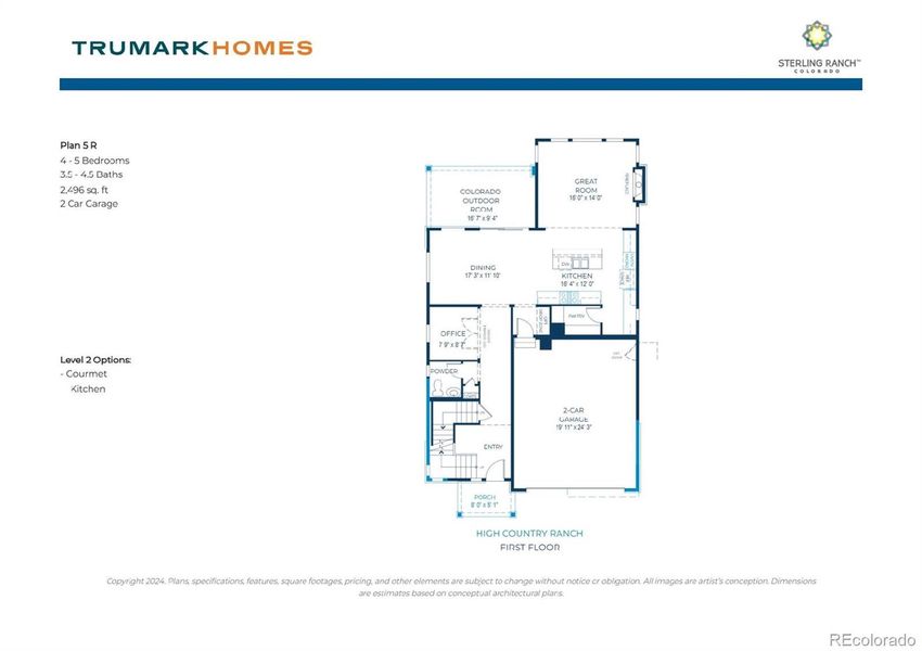 2D floor plan layout of this home in , Littleton, CO (Image 5).